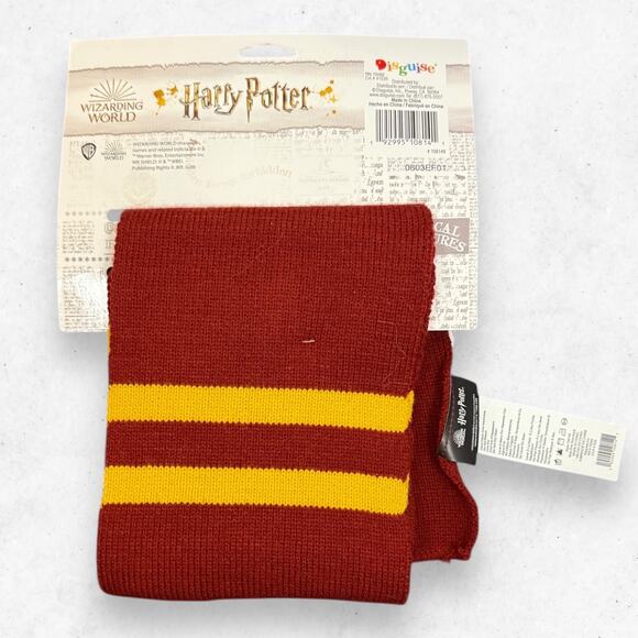 Disguise Harry Potter Costume Accessories NWT Gryffindor Tie, Glasses & Scarf - Picture 5 of 6